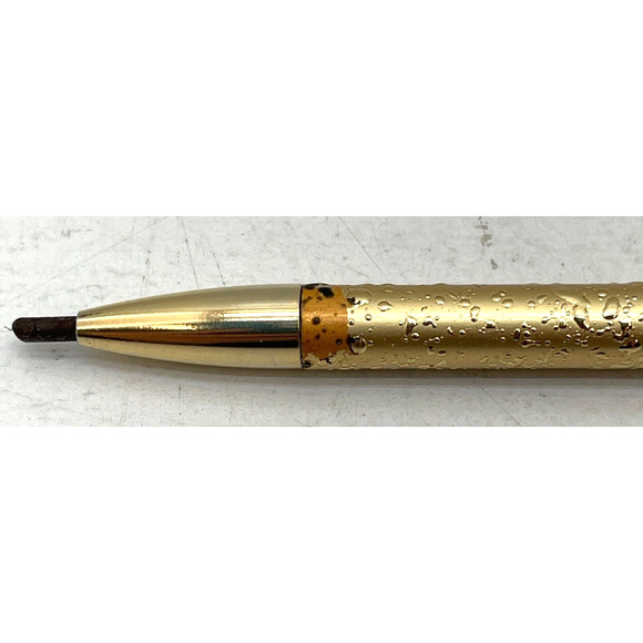 Vintage Geminesse Brow Pencil Brown Retractable Gold Case Makeup Collectible - Picture 8 of 11